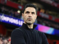 Najnovšie z Arsenalu: Mikel Arteta „plánuje“ dvojitý obchod v hodnote 130 miliónov libier, keďže šéfovi bolo povedané, aby schválil dva odchody Manažér Arsenalu Mikel Arteta sa pozerá dopredu pred zápasom štvrťfinále Ligy majstrov UEFA 2. kola medzi Arsenalom a Sportingom Lisabon