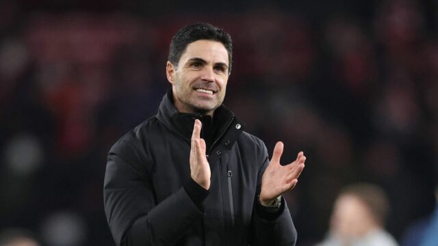 Tréner Arsenalu Mikel Arteta