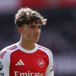 LONDÝN, ANGLICKO - 11. apríla: Max Dowman z Arsenalu počas zápasu Premier League medzi Arsenalom a Bournemouthom na Emirates Stadium 11. apríla 2026 v Londýne v Anglicku. (Foto: James Gill – Danehouse/Getty Images)