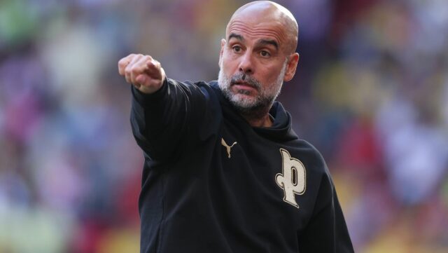 Hlavný tréner Manchestru City Pep Guardiola