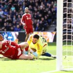 Giorgi Mamardashvili sa zrazí s Andym Robertsonom a Betom