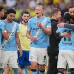 Nico Gonzalez oslavuje strelenie víťazného gólu City (Getty)