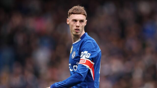 LONDÝN, ANGLICKO - 4. apríla: Cole Palmer z Chelsea počas štvrťfinále Emirates FA Cup medzi Chelsea a Port Vale 4. apríla 2026 v Londýne v Anglicku. (Foto: Alex Pantling/Getty Images)