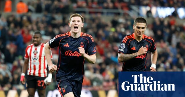 Nottingham Forest urobil veľký krok k bezpečiu, keď Anderson zdolal Sunderland | Premier League
