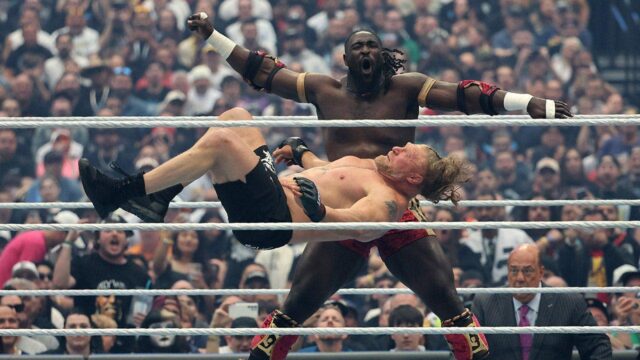 Oba Femi porazil Brocka Lesnara na WrestleMania 42 v Las Vegas
