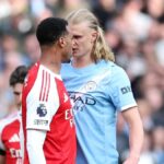 Gabriel z Arsenalu sa stretne s Erlingom Haalandom z Manchestru City