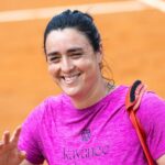 TENIS : Open de Rome – 05.05.2025 5. máj 2025 – Ons Jabeur z Tuniska počas tréningu v Ríme s Igom Swiatekom z Poľska – PUBLICATIONxNOTxINxFRAxBEL Copyright: xTristanxLapierrex