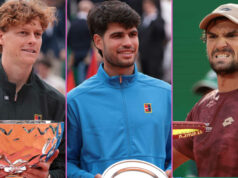 Opäť hriešnik číslo jeden, Musetti -4, Vacherot dosiahol nový míľnik, Tsitsipas -19 Opäť hriešnik číslo jeden, Musetti -4, Vacherot dosiahol nový míľnik, Tsitsipas -19