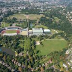 Miesto Krištáľového paláca a Národného športového centra, Penge, Greater London Authority, 2021. Autor: Damian Grady. (Foto od Historic England Archive/Heritage Images cez Getty Images)