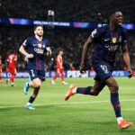 Ousmane Dembele skóroval dvakrát, keď PSG porazilo Bayern Mníchov v deväťgólovom trileri v Paríži