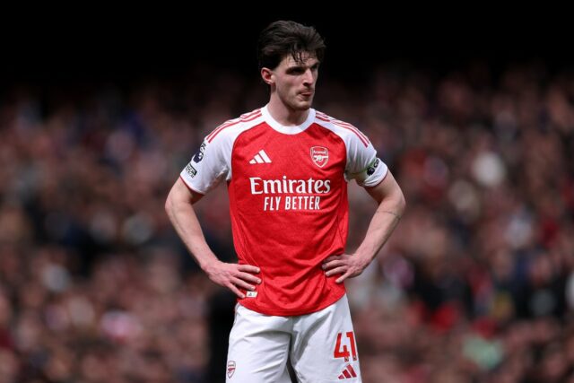 Declan Rice bude pre Arsenal „naozaj dôležitý“, hovorí Patrick Vieira (Getty)