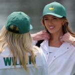 Paulina Gretzky nosiče Dustina Johnsona na Masters Par 3 Contest