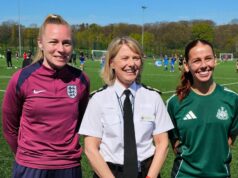 Policajný šéf vedie pátranie po „leviciach zajtrajška“ v snahe nájsť futbalové „hviezdy budúcnosti“ Futbalový turnaj sa konal v Newcastli a na konci sa postavilo 150 detí