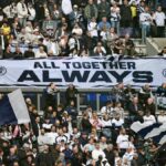 Osvaldo Ardiles, Glenn Hoddle, Cliff Jones a Mark Falco pred barážou Tottenhamu o FA Cup proti Aston Ville