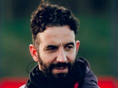 Portugalské médiá tvrdia, že Ruben Amorim mal o Man Utd PRAVDU – „Jeho rozhodnutia boli správne“ Hlavný tréner Ruben Amorim z Manchestru United v akcii počas tréningu prvého tímu na Carrington Training Ground