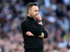 Posledných päť zápasov Tottenhamu v porovnaní so súpermi zostupu po chorom z Brightonu Roberto De Zerbi