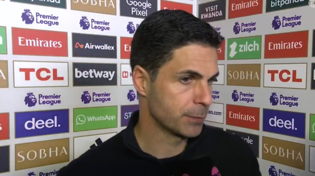 Mikel Arteta dal jasne najavo svoje pocity po prehre Arsenalu s Bournemouthom.