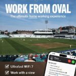 Kriketový klub Surrey County zverejnil túto reklamu povzbudzujúcu fanúšikov k „WFO“