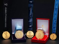 Predáva niekto v Man City medaily svojich víťazov Treble? Mystery as FULL SET z kultovej klubovej sezóny určený na aukciu – so zbierkou sa očakáva, že vynesie 80 000 £ Kompletná sada medailí z víťaznej sezóny Man City Treble sa bude dražiť koncom tohto mesiaca