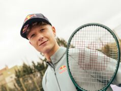 Pri absencii Carlosa Alcaraza sa v Madride zoznámte so španielskou hviezdou pripravenou „vybuchnúť“. Martin Landaluce sa tiež stal prvým hráčom narodeným v roku 2006, ktorý sa dostal do štvrťfinále Masters so svojou jazdou v Miami (Getty)