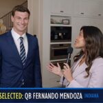 Fernando Mendoza sa objavil v reklame na LinkedIn hneď po tom, čo bol vybraný ako číslo 1 v drafte NFL