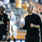 Roberto De Zerbi trval na tom, že Tottenham môže zostať hore po tom, čo prelomil svoj dlhý zápas bez víťazstva