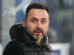 Roberto De Zerbi povedal, že „taktická majstrovská trieda“ Spurs nezachráni, pretože na to má odpoveď klubová legenda Roberto DE ZERBI Hlavný tréner Olympique de Marseille počas zápasu Ligy majstrov UEFA medzi Union Saint Gilloise a Marseille v Lotto Parku 9. decembra 2025 v belgickom Anderlechte. (Foto: Johnny Fidelin/Icon Sport cez Getty Images)