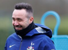 Roberto De Zerbi si na prvom tréningu Tottenhamu pripísal obrovské zranenia Roberto De Zerbi počas tréningu Tottenhamu Hotspur