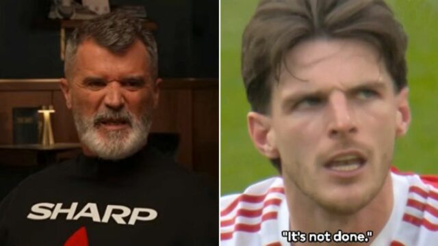 Declan Rice a Roy Keane
