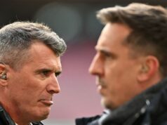Roy Keane a Gary Neville sa nezhodujú v názore na Arsenal, pretože bolo vydané tupé varovanie o titul Roy Keane a Gary Neville mali na Arsenal odlišné názory