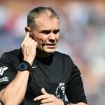 Obrazovka VAR počas zápasu Premier League v roku 2024