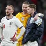 Jarrod Bowen, Jordan Pickford a Cole Palmer sú zúfalí po domácej prehre 1:0 od Japonska