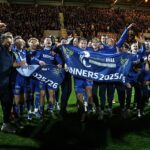 Hviezdy St Johnstone rozbehli párty po tom, čo si zabezpečili titul Championship v East End Parku
