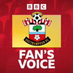 Ross Stewart uteká na oslavu po skórovaní Southamptonu proti Fulhamu