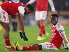 Saka, Timber, Calafiori – správy o zranení Arsenalu a dátumy návratu pre súboj s Newcastlom Jurrien Timber a Bukayo Saka z Arsenalu