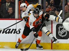 Silná druhá tretina vedie Flyers cez Penguins za stavu 3:0 NHL: Play-off o Stanley Cup – Pittsburgh Penguins na pôde Philadelphia Flyers