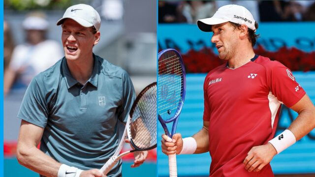 Sinner sa zmierni, keď Ruud vynechá Tsitsipasa – súhrn tenisových správ
