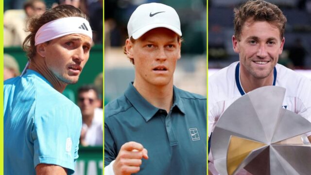 Sinner v silnej hornej polovici ako Shelton, Fils, Draper, Musetti v rovnakej štvrtine
