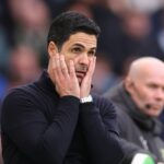 Tréner Arsenalu Mikel Arteta