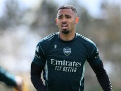 Správy Arsenalu: Gabriel Jesus podporil prestup ako hviezda s 35 miliónmi libier, aby sa pripojil k súperom po tom, čo Gunners ustúpili Gabriel Jesus na tréningu s Arsenalom