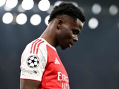 Správy o zranení Sporting CP vs Arsenal, keďže osem hráčov mohlo chýbať v zápase Ligy majstrov Bukayo Saka