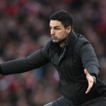 LONDÝN, ANGLICKO - 1. marca: Mikel Arteta, manažér Arsenalu, reaguje počas zápasu Premier League medzi Arsenalom a Chelsea na Emirates Stadium 1. marca 2026 v Londýne v Anglicku. (Foto: Stuart MacFarlane/Arsenal FC cez Getty Images)