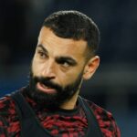 Paríž, Francúzsko – 8. apríla: Mohamed Salah z FC Liverpool sa rozcvičuje pred štvrťfinálovým zápasom UEFA Champions League 2025/26 medzi Paris Saint-Germain FC a Liverpool FC v Parc des Princes 8. apríla 2026 v Paríži vo Francúzsku. (Foto od Tnani Badreddine/DeFodi Images/DeFodi cez Getty Images)