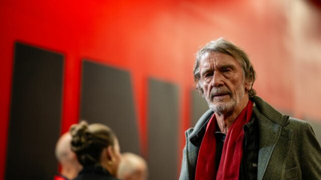 Sir Jim Ratcliffe v zápase Manchester United vs Leeds United