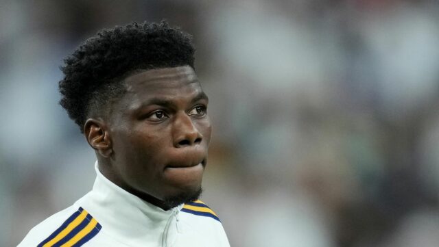 Aurelien Tchouameni pred Realom Madrid vs Bayern Mníchov