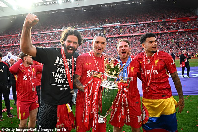 Steven Gerrard menuje bývalú hviezdu Liverpoolu za 65,5 milióna libier, Steven Gerrard priznal, že mu v Liverpoole chýba Luis Diaz (vpravo) a bol by rád, keby sa vrátil na Anfield.