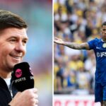 Steven Gerrard víta Enza Fernandeza po dominantnom zobrazení zápasu Chelsea vs Leeds