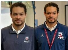 Strelec WHCD Cole Tomas Allen v centre vírusového univerzitného športového podvodu, ktorý je až strašidelne podobný Charliemu Kirkovi. Príspevok je jasný falošný. Výstroj Wildcats sa dodáva s logom Nike a nikdy nie s „Jumpmanom“ Michaela Jordana. Allen nemá žiadne spojenie s University of Arizona