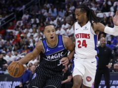 Strelecké trápenia potopia Magic as Pistons vyrovnávajú sériu v G2 NBA: Play-off-Orlando Magic v Detroite Pistons