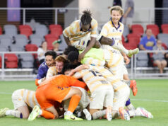 Svetový pohár sa blíži. Duša amerického futbalu už hrá na US Open Cup 15. apríla 2026; Washington, DC, USA; Jeden Knoxville SC Kyle Linhares (11) oslavuje so spoluhráčmi po strelení víťazného gólu proti DC United v rozstrele počas US Open Cup na Audi Field. Povinný kredit: Amber Searls-Imagn Images